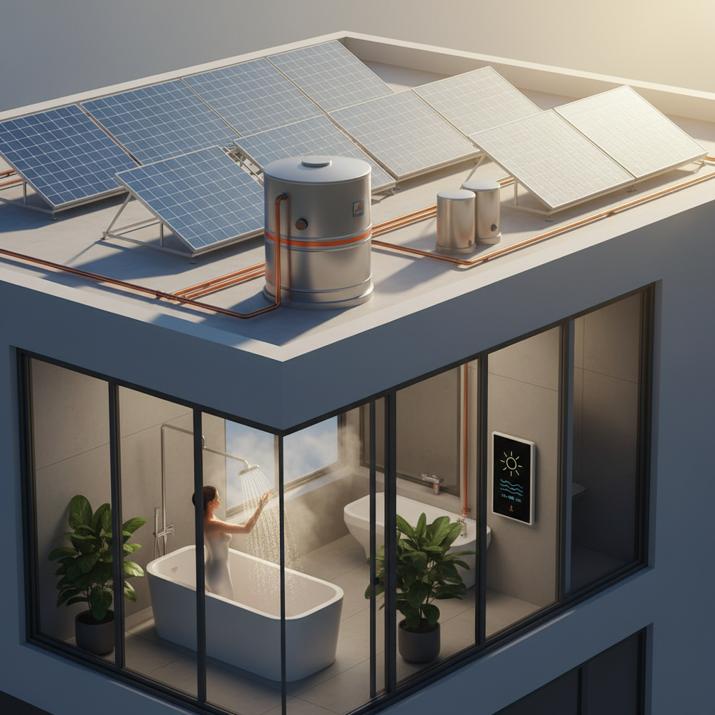 Aquecimento solar de água: eficiência técnica e conforto contínuo