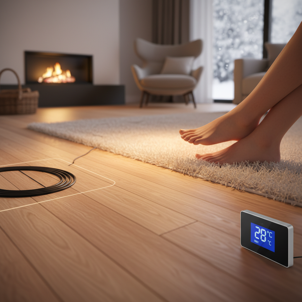 Vantagens Técnicas do Piso Aquecido Elétrico por Resistência