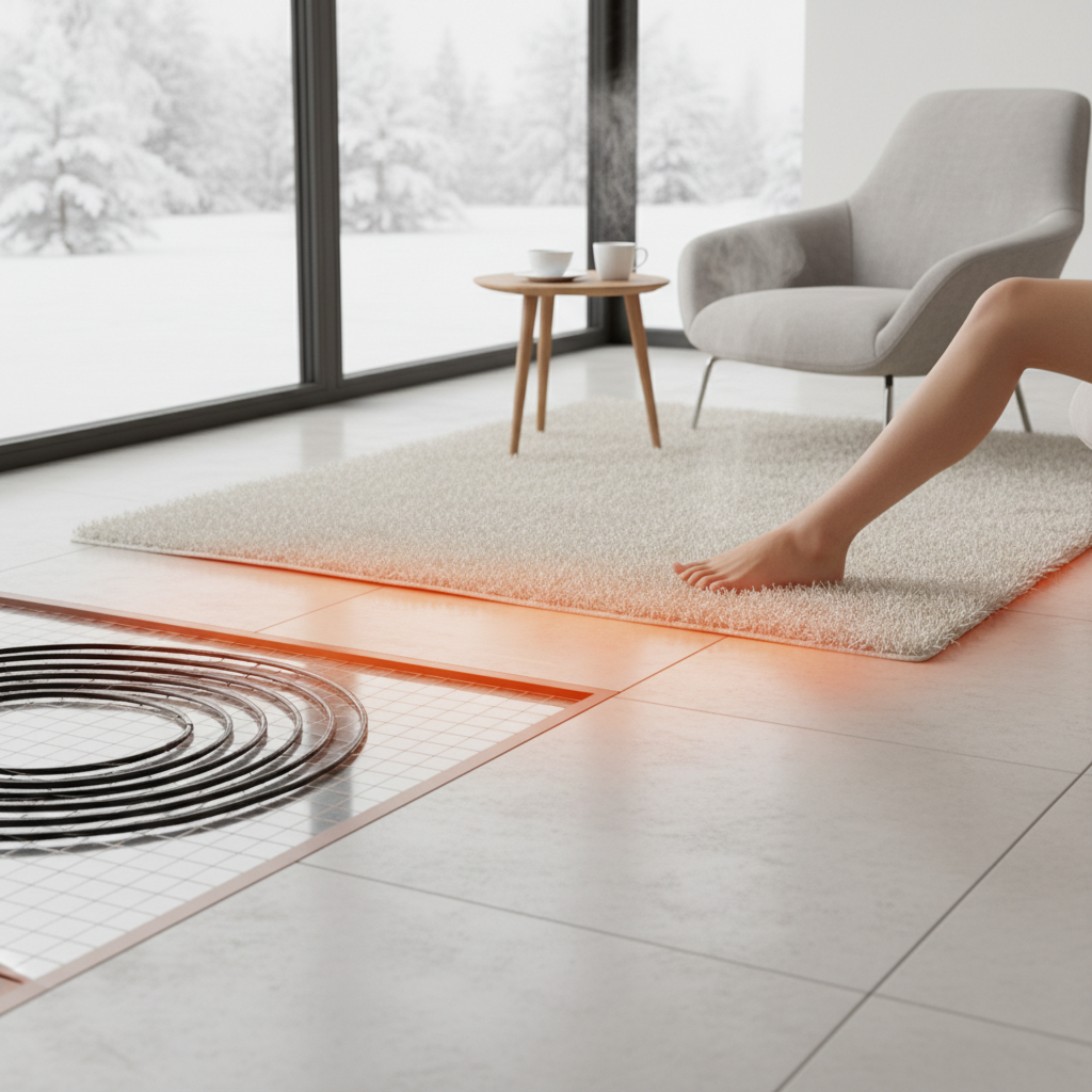 Piso aquecido elétrico: conforto térmico com eficiência técnica