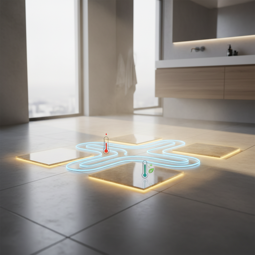 Piso aquecido elétrico: conforto térmico com eficiência segura