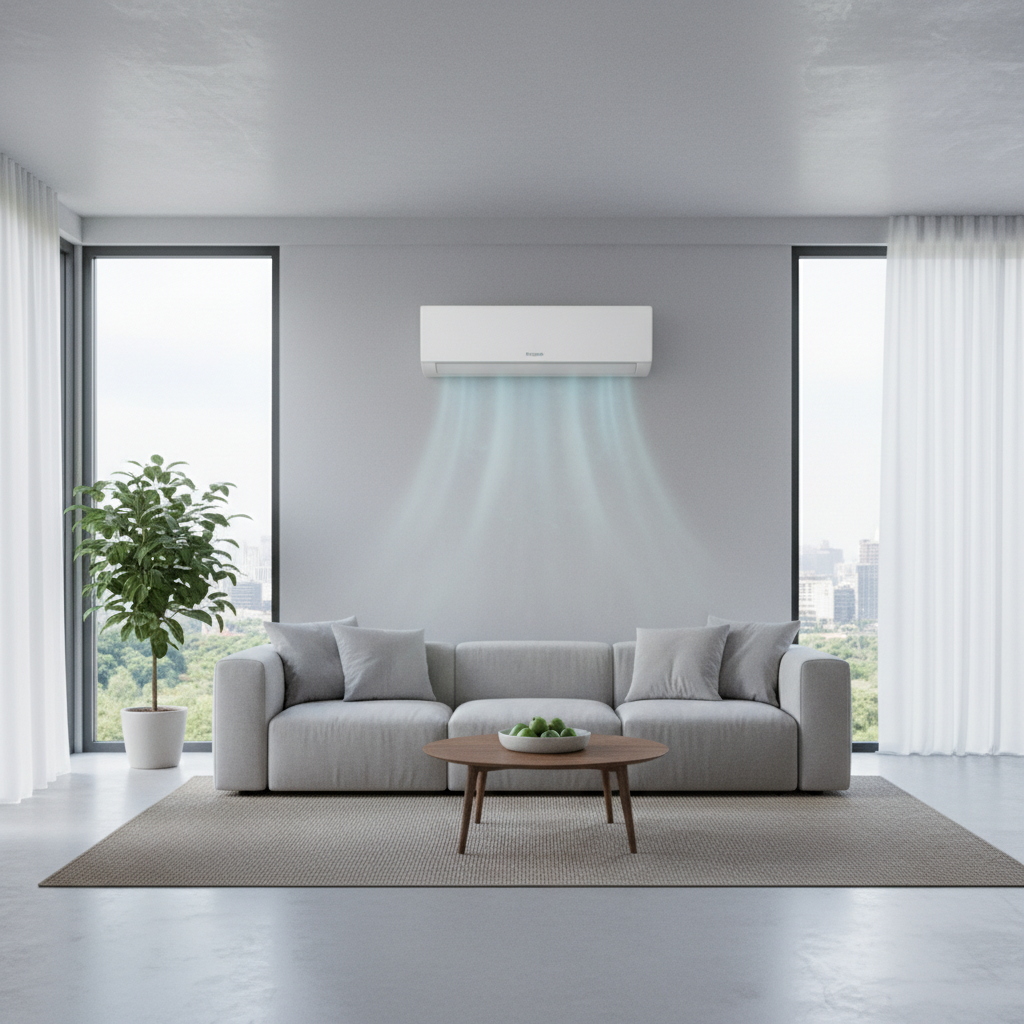 Climatização eficiente para conforto em ambientes reais