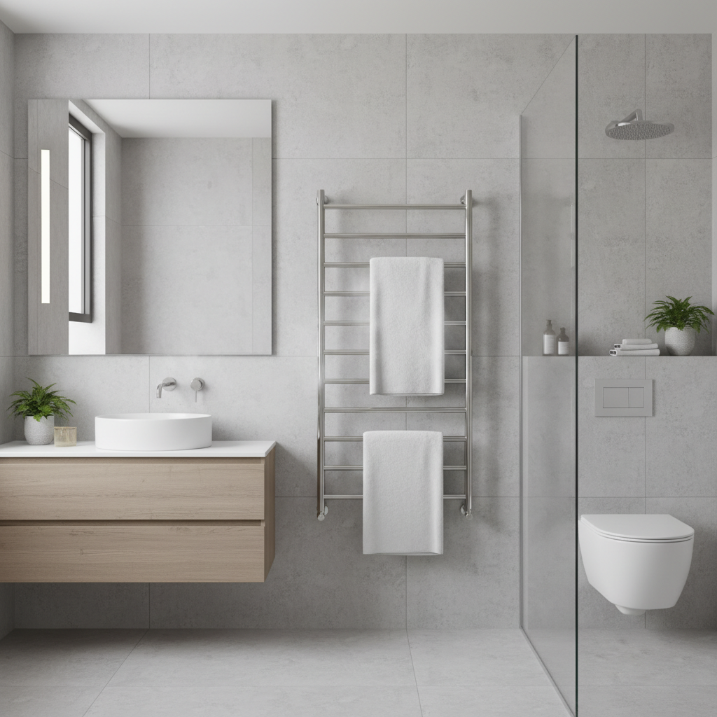 Toalheiro térmico: conforto eficiente para banheiros modernos