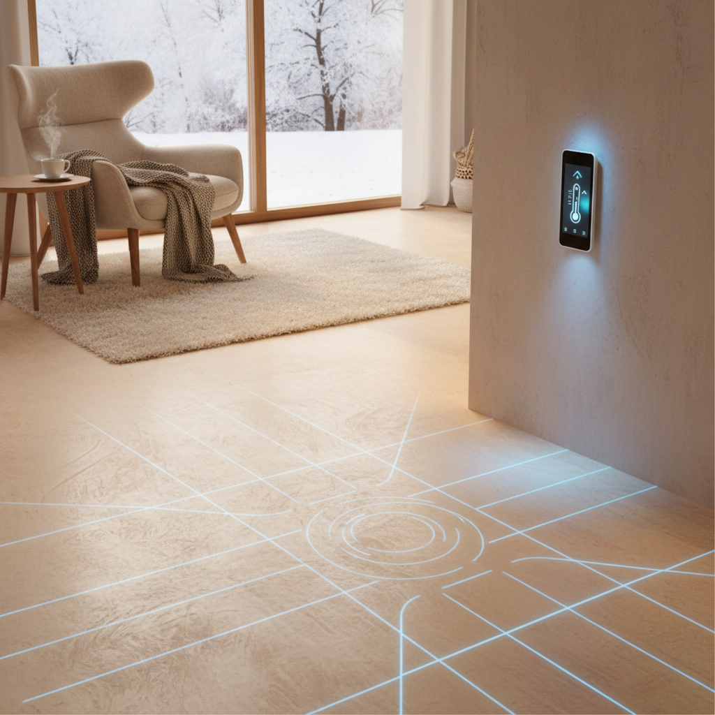 Piso Aquecido Elétrico: Eficiência e Conforto com Controle Total