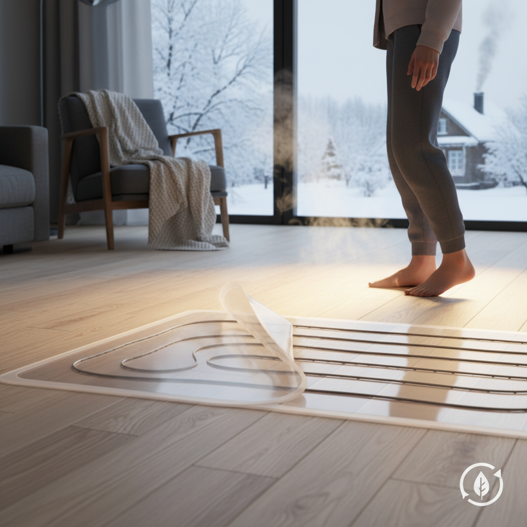 Piso aquecido elétrico: conforto térmico com eficiência