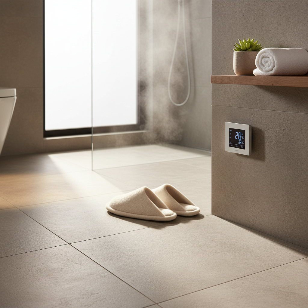 Como escolher piso aquecido elétrico com eficiência e conforto