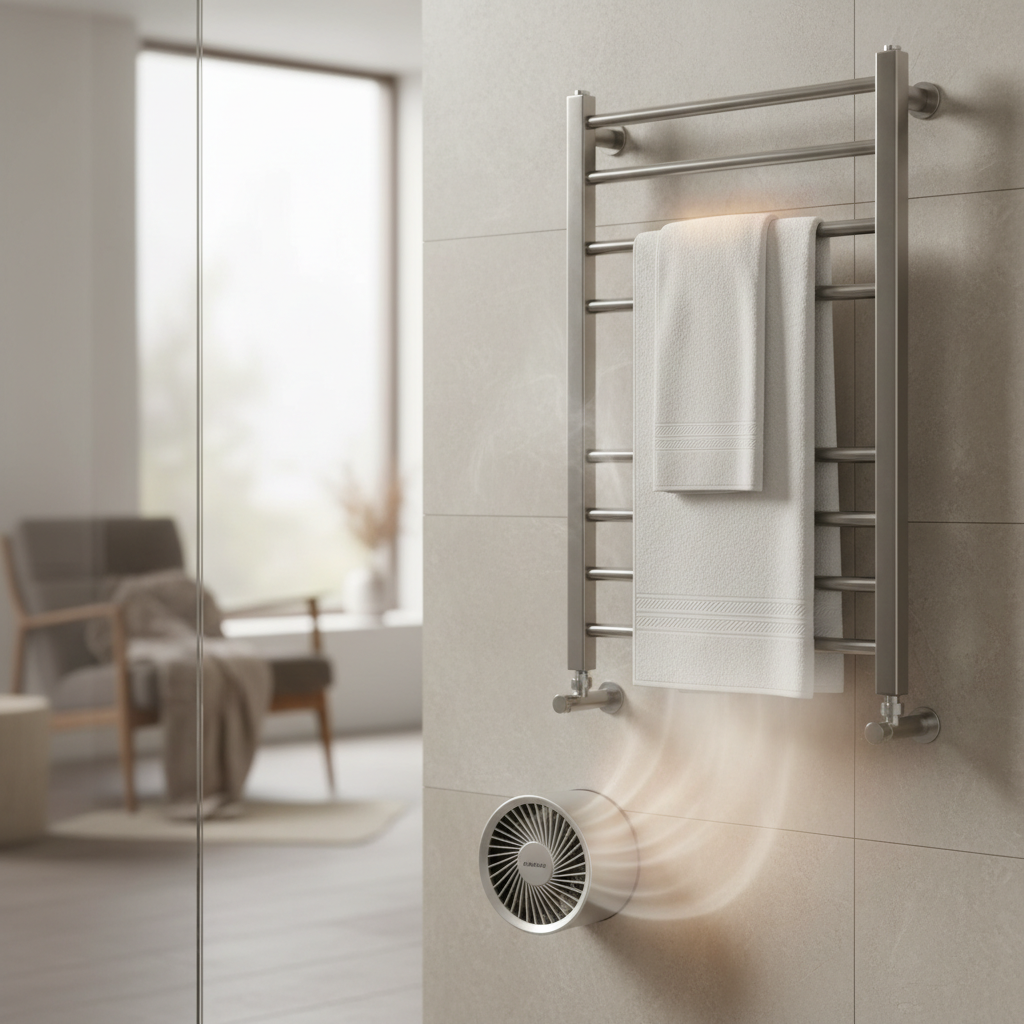 Toalheiro térmico: conforto e eficiência na climatização local