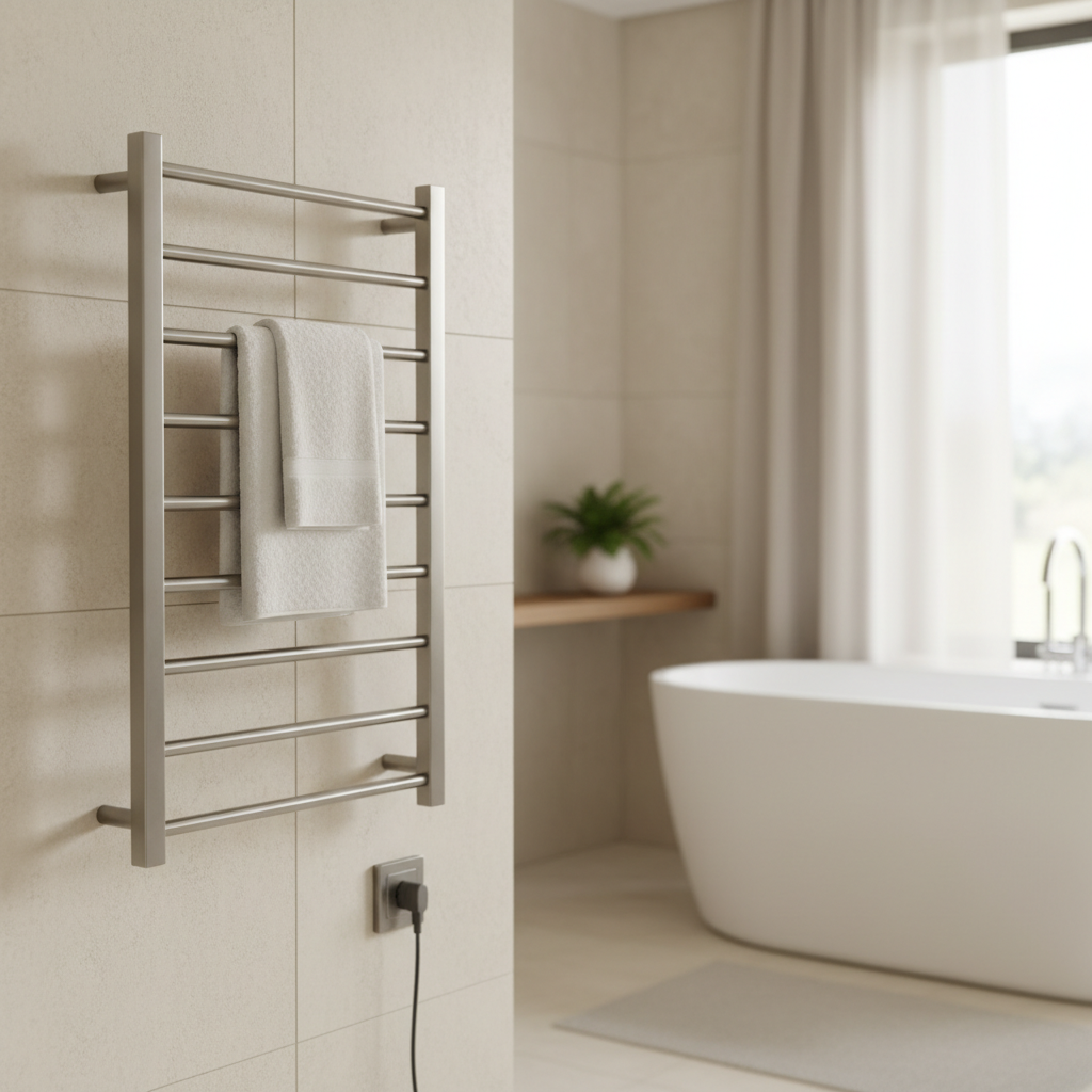 Toalheiro térmico: conforto eficiente com instalação segura
