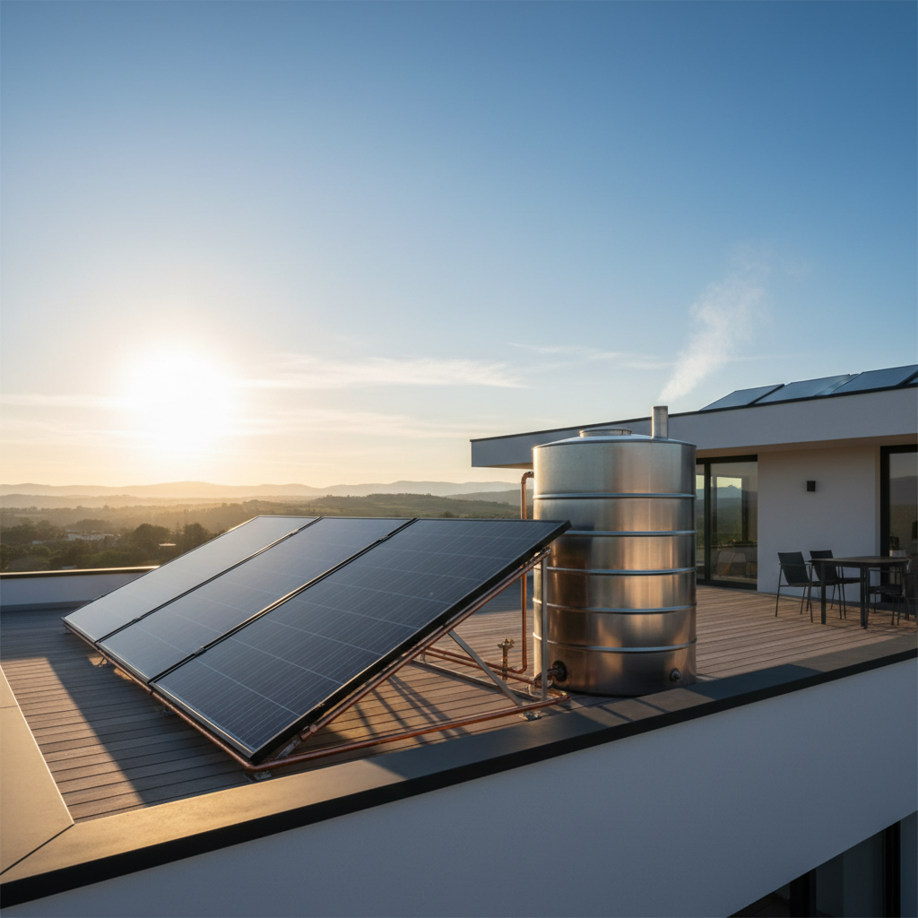 Soluções eficientes em aquecimento solar para água quente