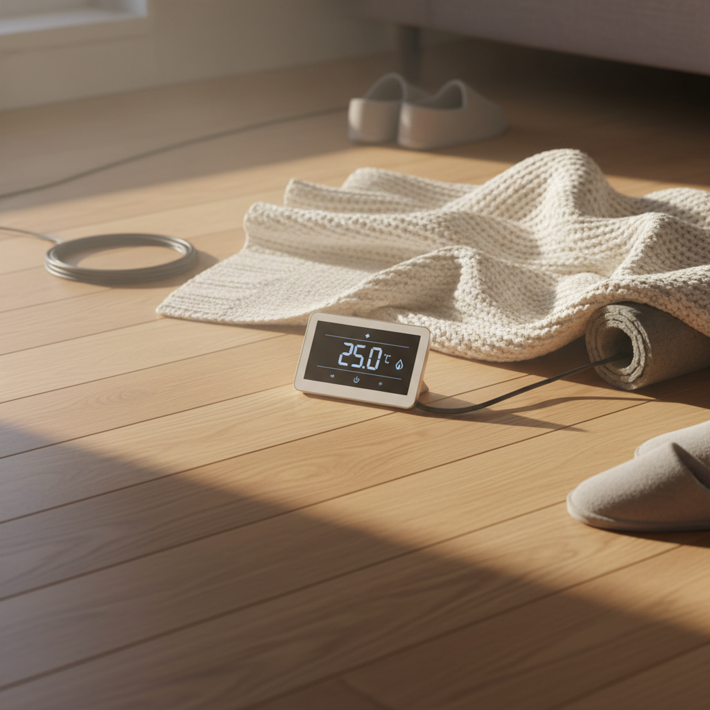 Piso aquecido elétrico: conforto térmico com eficiência real