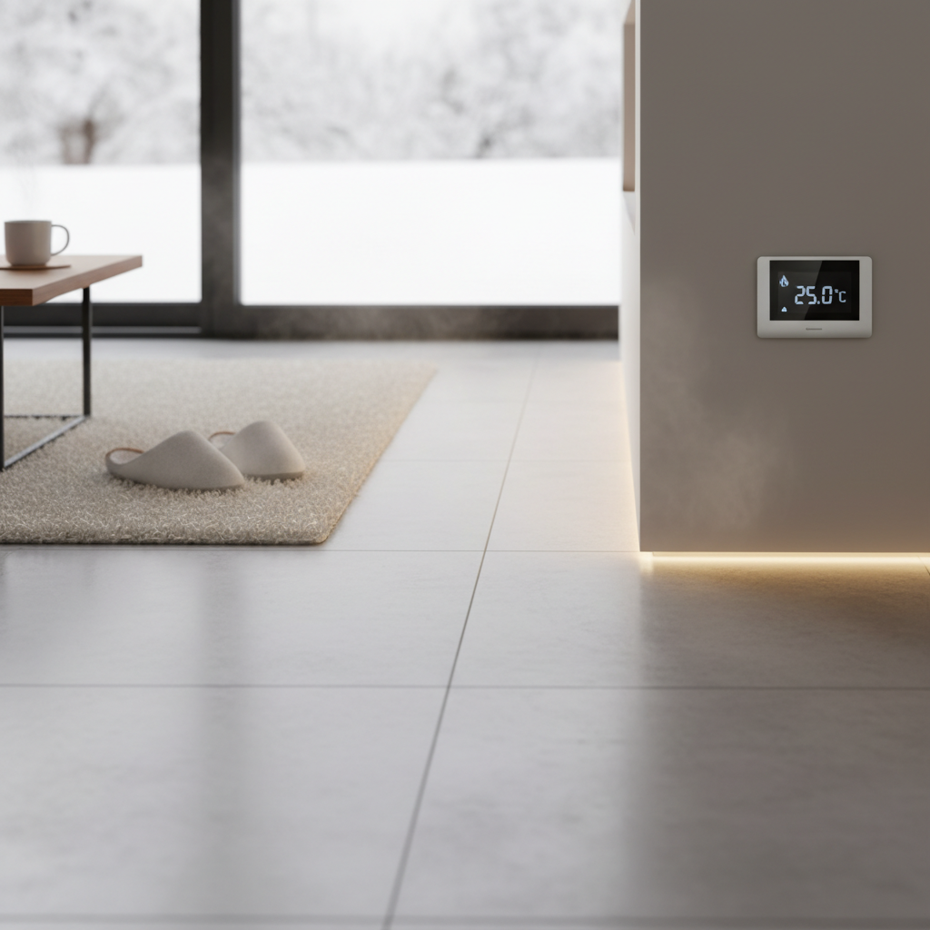Piso aquecido elétrico: conforto térmico e eficiência sob medida